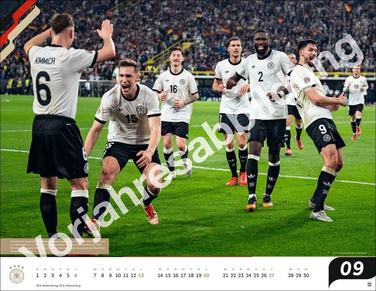 Produktbild: DFB M&auml;nner Posterkalender 2027
