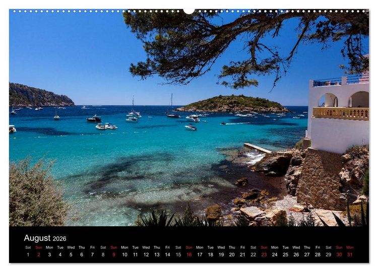 Produktbild: Majorca 2026 Insights (High Quality Premium Wall Calendar 2026 DIN A2 landscape),CALVENDO 12 Month Wall Calendar