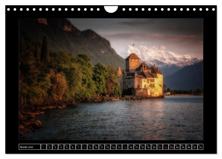 Produktbild: Paysages suisses (Calendrier mural 2026 DIN A4 vertical), CALVENDO calendrier mensuel