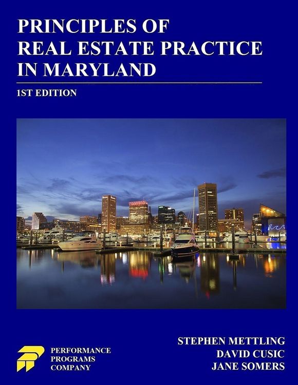 Produktbild: Principles of Real Estate Practice in Maryland