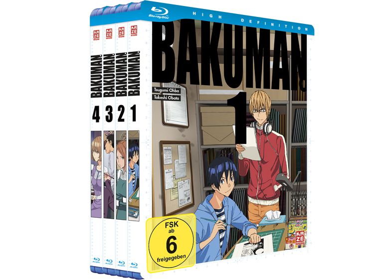 Produktbild: Bakuman - Blu-ray Gesamtausgabe ohne Schuber [4 BRs]