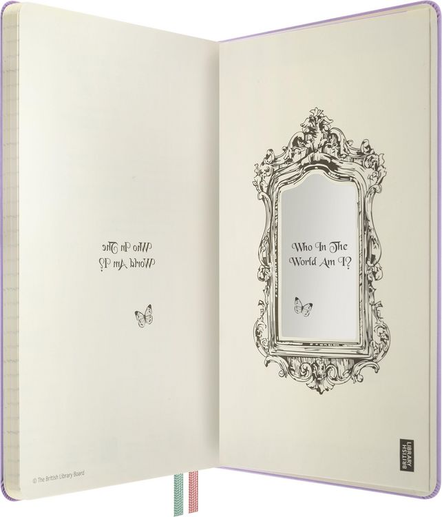 Produktbild: Moleskine Alice im Wunderland 18 Monate Wochen-Notizkalender 2026/2027, L/A5, 1 Wo = 1 Seite, fester Einband