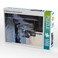 Produktbild: CALVENDO Puzzle Die Seebr&uuml;cke von Zingst mit Eisfahnen | 1000 Teile Lege-Gr&ouml;&szlig;e 64x48cm Foto-Puzzle f&uuml;r gl&uuml;ckliche Stunden