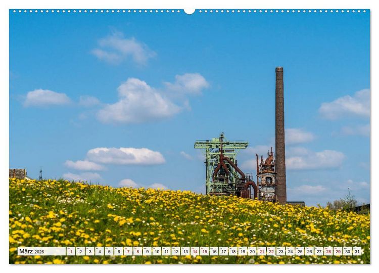 Produktbild: Das Ruhrgebiet (Wandkalender 2026 DIN A2 quer), CALVENDO Monatskalender