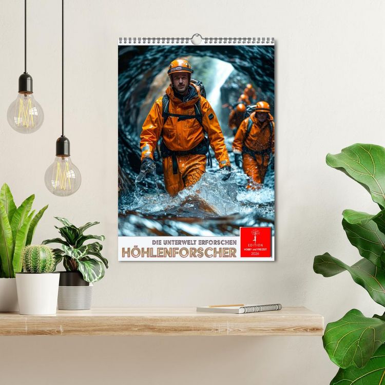 Produktbild: H&ouml;hlenforscher - die Unterwelt erforschen (Wandkalender 2026 DIN A3 hoch), CALVENDO Monatskalender