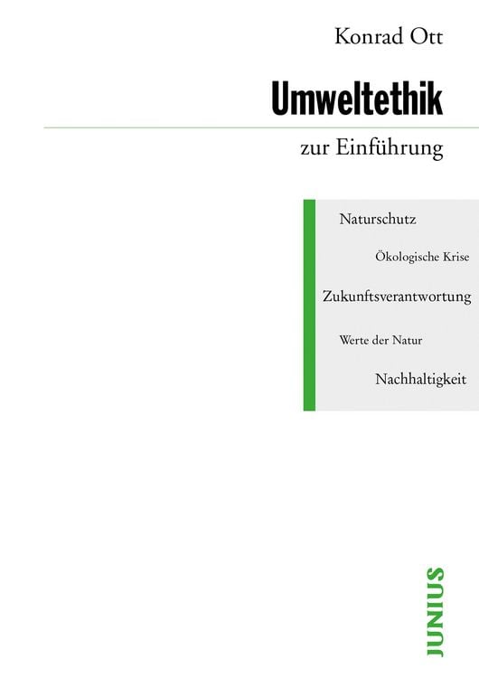 Produktbild: Umweltethik zur Einf&uuml;hrung
