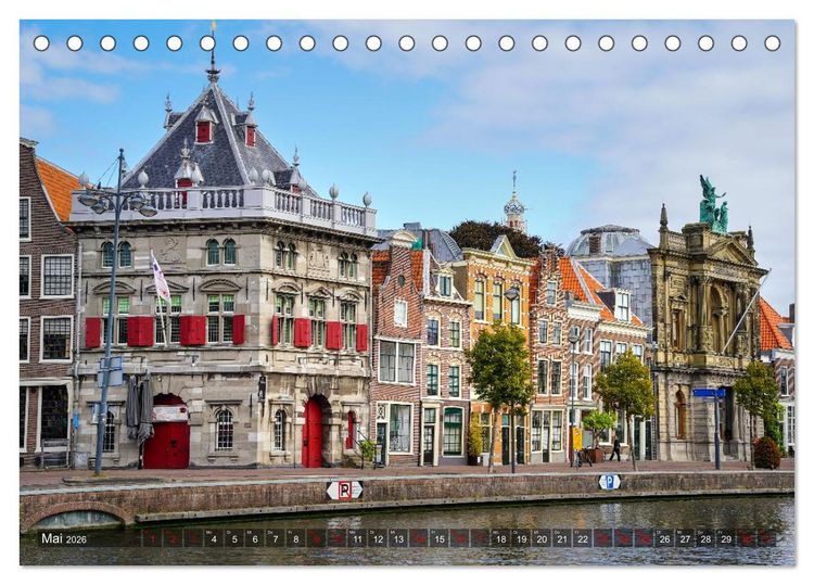 Produktbild: Haarlem - Kleine Schwester von Amsterdam (Tischkalender 2026 DIN A5 quer), CALVENDO Monatskalender