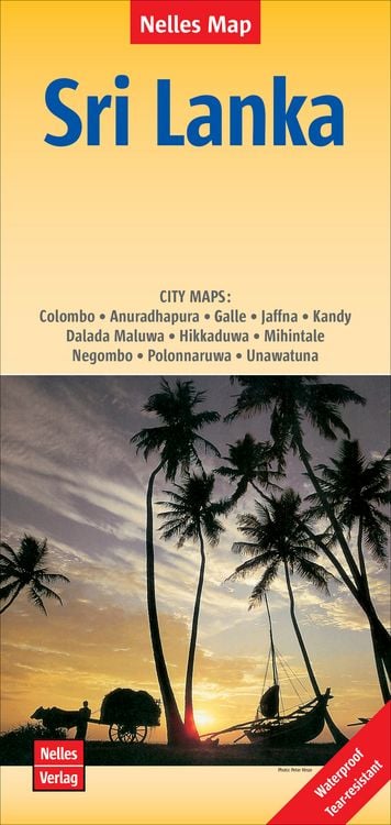 Produktbild: Nelles Map Sri Lanka Polyart-Ausgabe 1:500.000