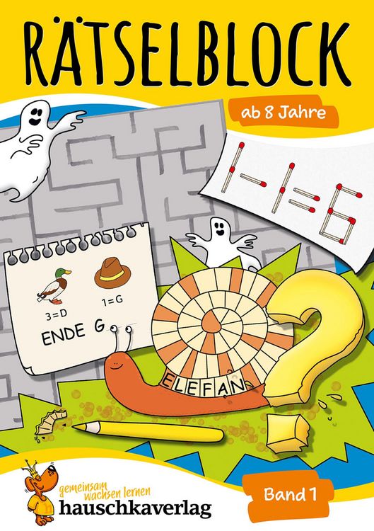 Produktbild: R&auml;tselblock ab 8 Jahre - Band 1