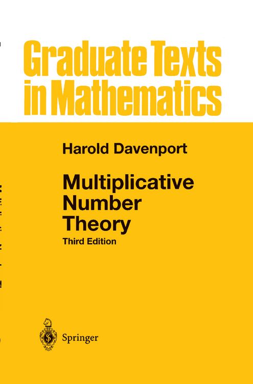 Produktbild: Multiplicative Number Theory
