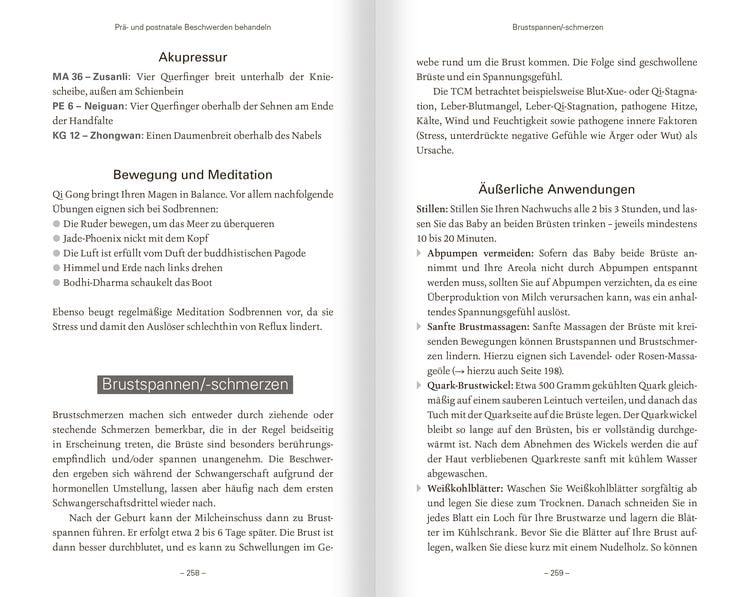 TCM für Schwangerschaft, Geburt und Stillzeit