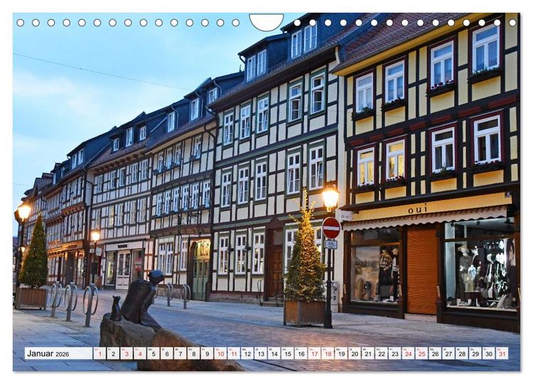 Produktbild: Wernigerode, die wundersch&ouml;ne Stadt im Harz (Wandkalender 2026 DIN A4 quer), CALVENDO Monatskalender
