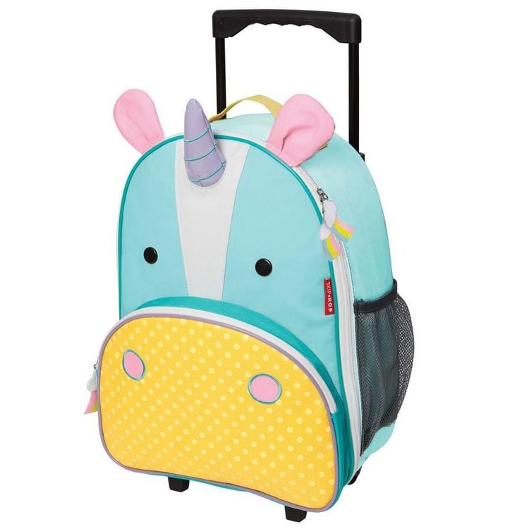 Produktbild: Kleine Leute auf gro&szlig;er Tour - mit diesem tollen Kinderkoffer von ZOO&reg; wird der Besuch bei Oma oder die Flugreise zum echten Erlebnis! Der praktische Rollkoffer hat die perfekte Handgep&auml;ckgr&ouml;&szlig;e und ist robust genug f&uuml;r gro&szlig;e Reisen oder den t&auml;glichen