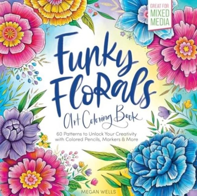Produktbild: Funky Florals Art Coloring Book