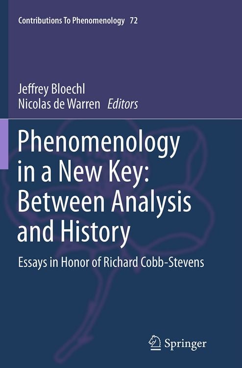 Produktbild: Phenomenology in a New Key: Between Analysis and History