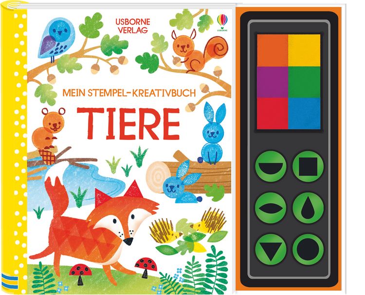 Produktbild: Mein Stempel-Kreativbuch: Tiere