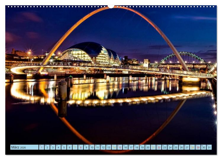 Produktbild: St&auml;dte der Welt - Skylines in der Nacht (Wandkalender 2026 DIN A2 quer), CALVENDO Monatskalender