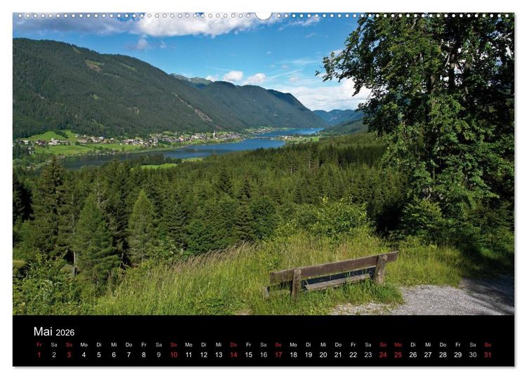 Produktbild: Seen im Gebirge (Wandkalender 2026 DIN A2 quer), CALVENDO Monatskalender