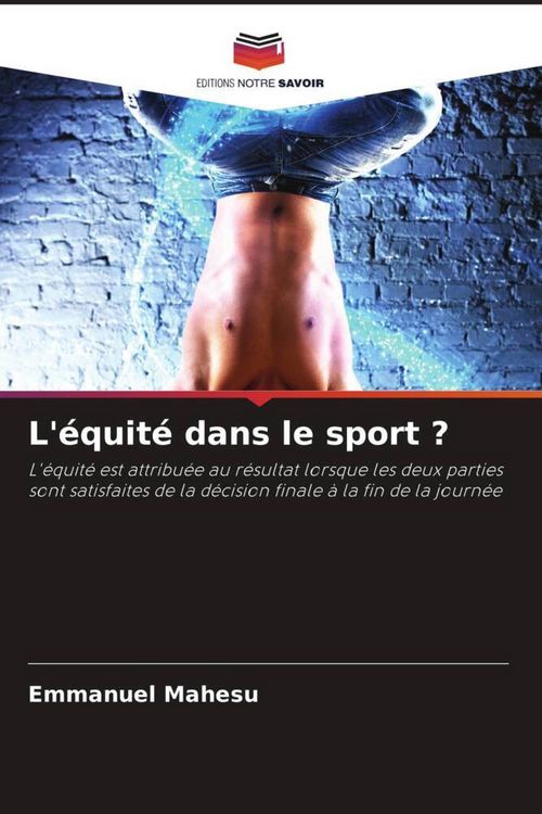 Produktbild: L'&eacute;quit&eacute; dans le sport ?