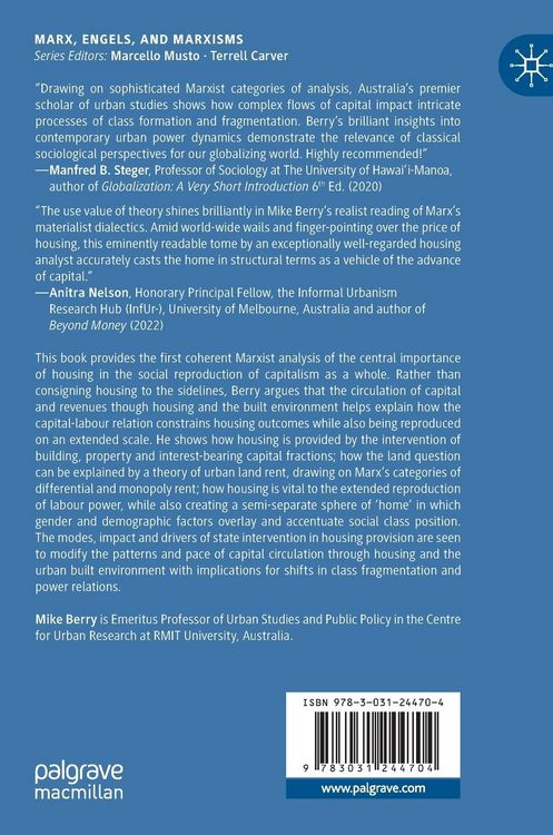 Produktbild: A Theory of Housing Provision under Capitalism