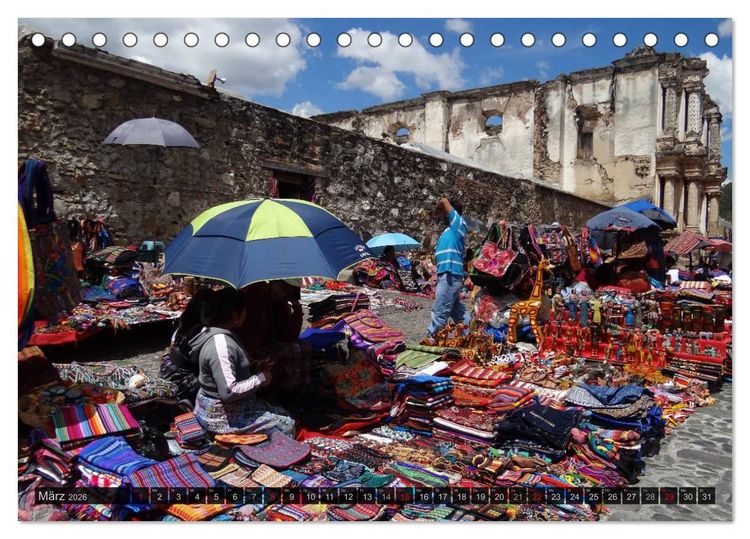 Produktbild: Guatemala - Land der 1000 Farben (Tischkalender 2026 DIN A5 quer), CALVENDO Monatskalender