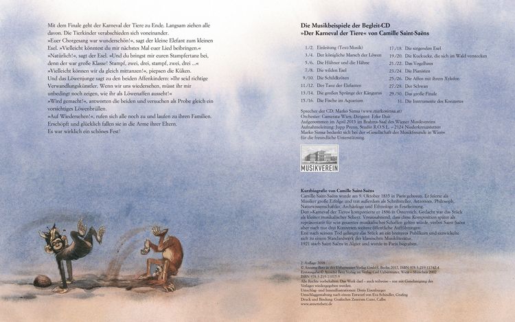 Produktbild: Der Karneval der Tiere (Das musikalische Bilderbuch mit CD und zum Streamen)