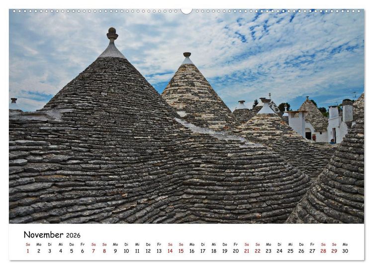 Produktbild: S&uuml;ditalien - Von Kampanien nach Apulien (hochwertiger Premium Wandkalender 2026 DIN A2 quer), Kunstdruck in Hochglanz