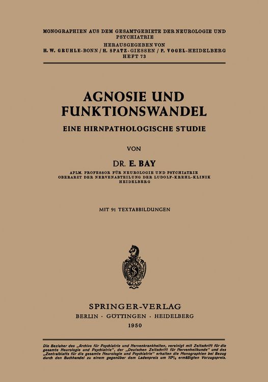 Produktbild: Agnosie und Funktionswandel