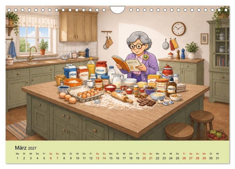 Produktbild: Die wunderbare Welt der Oma (Wandkalender 2027 DIN A4 quer), CALVENDO Monatskalender