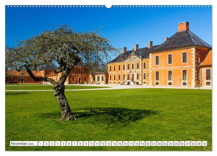 Produktbild: Das Kl&uuml;tzer Schloss Bothmer &ndash; Ein Maitag in Mecklenburgs feinem St&uuml;ck England (hochwertiger Premium Wandkalender 2026 DIN A2 quer), Kunstdruck in Hochglanz
