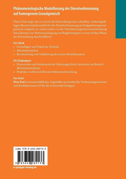 Produktbild: Ph&auml;nomenologische Modellierung der Dieselverbrennung auf homogenem Grundgemisch