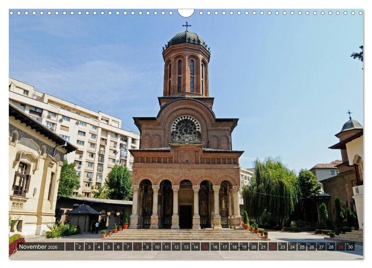 Produktbild: Bukarest - Paris des Ostens (Wandkalender 2026 DIN A3 quer), CALVENDO Monatskalender