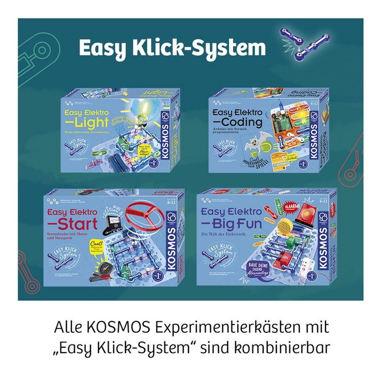 Kosmos Easy Elektro Start Experiment Kit - Engineering Science Kit For Kids Age 8-12