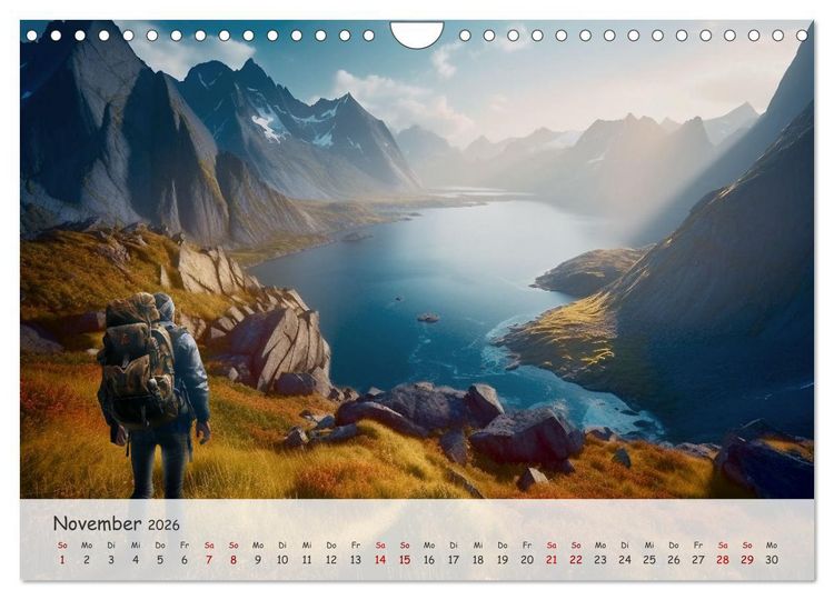 Produktbild: Die Stille des Nordens (Wandkalender 2026 DIN A4 quer), CALVENDO Monatskalender