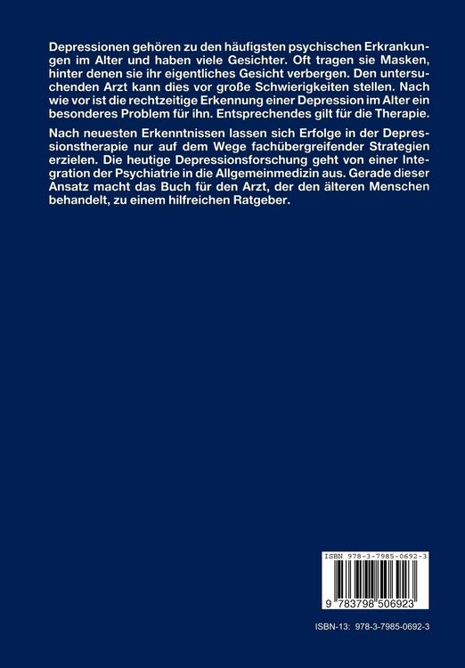 Produktbild: Depressionen im Alter