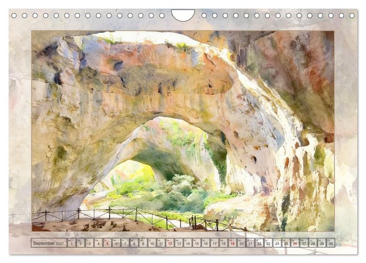 Produktbild: Bulgarien - Balkanstaat mit Schwarzmeerk&uuml;ste (Wandkalender 2027 DIN A4 quer), CALVENDO Monatskalender