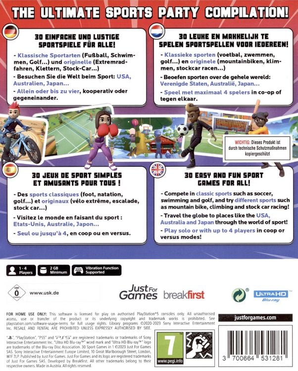 Produktbild: 30 Sport Games in 1