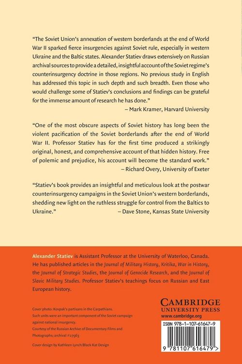 Produktbild: The Soviet Counterinsurgency in the Western Borderlands