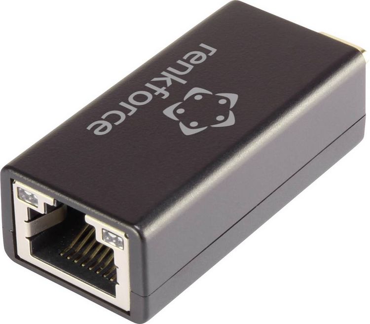 Produktbild: Renkforce RF-3386050 Netzwerkadapter 1000 MBit/s USB-C&reg; (USB 3.2 Gen 1), Gigabit-LAN (1 Gbit/s)