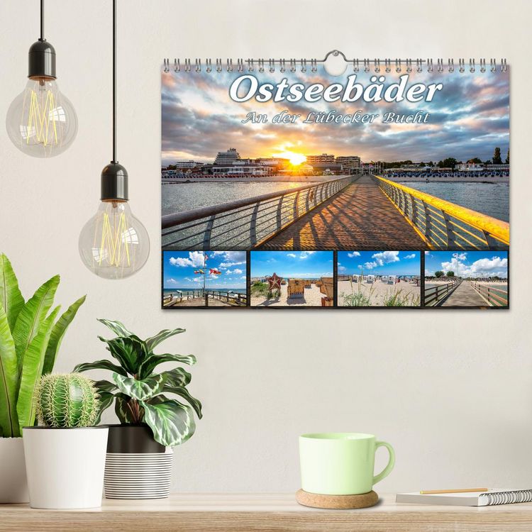 Produktbild: Ostseeb&auml;der an der L&uuml;becker Bucht (Wandkalender 2026 DIN A4 quer), CALVENDO Monatskalender