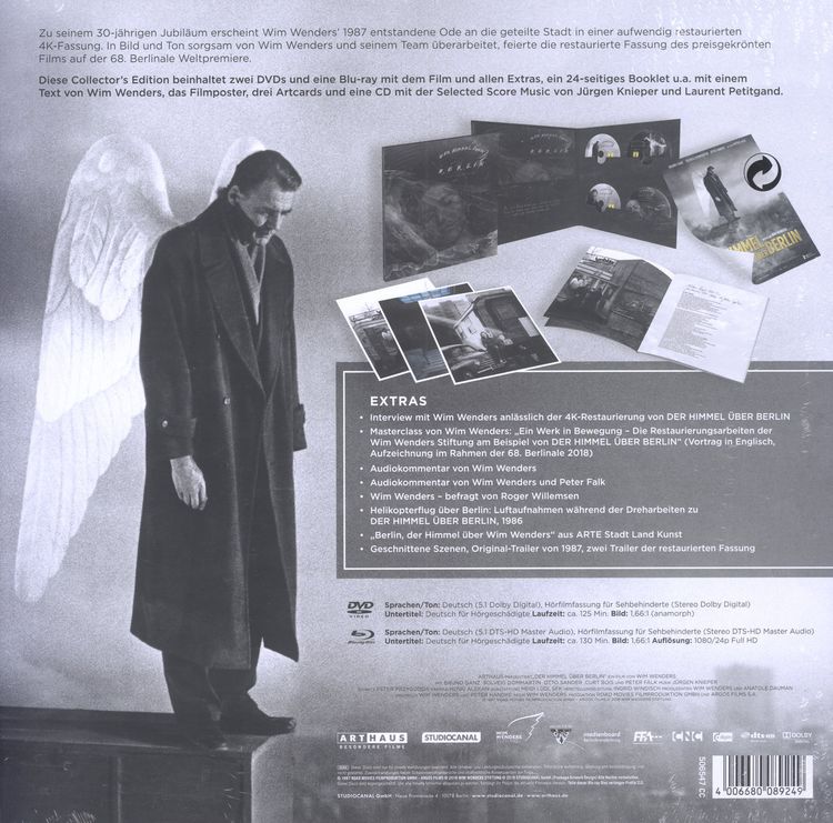 Produktbild: Der Himmel &uuml;ber Berlin - Limited Collector's Edition (+ DVD)