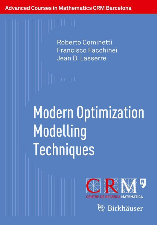Produktbild: Modern Optimization Modelling Techniques