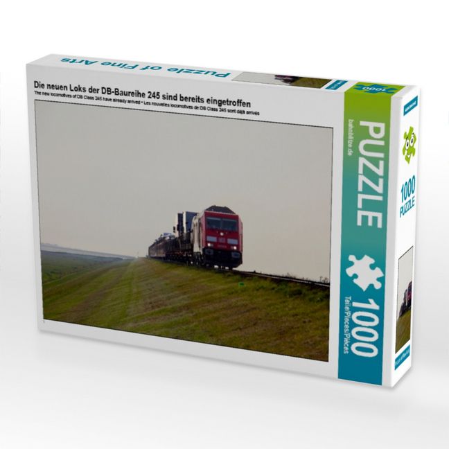 Produktbild: CALVENDO Puzzle Die neuen Loks der DB-Baureihe 245 sind bereits eingetroffen 1000 Teile Puzzle quer | 1000 Teile Lege-Gr&ouml;&szlig;e 64 &times; 48 cm Foto-Puzzle f&uuml;r gl&uuml;ckliche Stunden