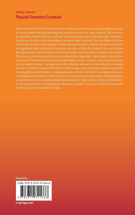 Produktbild: Physical Chemistry Essentials