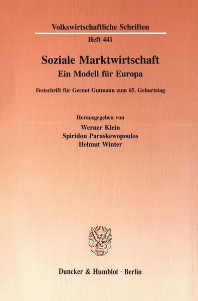 Produktbild: Soziale Marktwirtschaft.