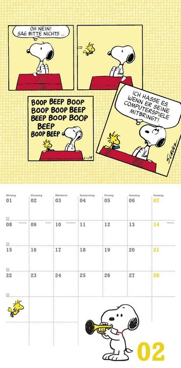 Produktbild: Peanuts Broschurkalender