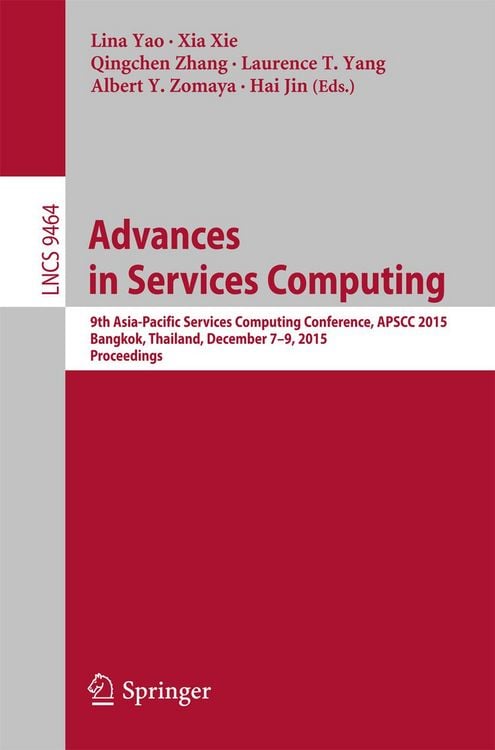 Produktbild: Advances in Services Computing