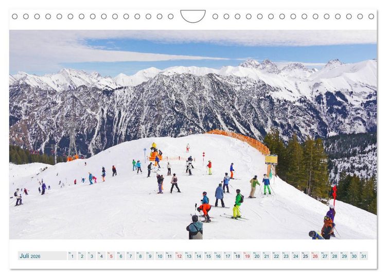 Produktbild: Oberstdorf. Atemberaubende Ansichten aus den Allg&auml;uer Alpen (Wandkalender 2026 DIN A4 quer), CALVENDO Monatskalender