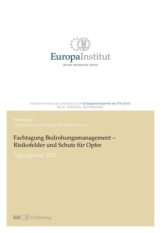 Produktbild: Fachtagung Bedrohungsmanagement - Risikofelder und Schutz f&uuml;r Opfer