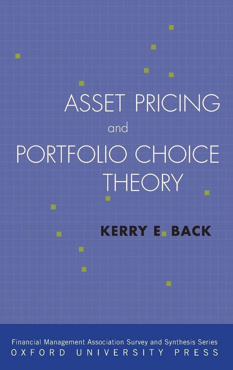 Produktbild: Asset Pricing and Portfolio Choice Theory